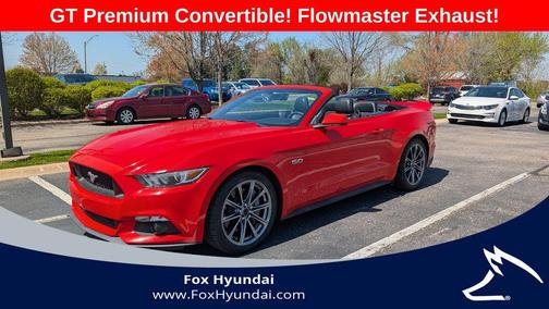 Competition Orange 2015 Ford Mustang GT Premium