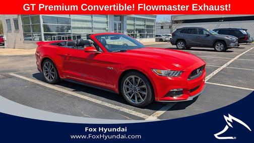 Competition Orange 2015 Ford Mustang GT Premium