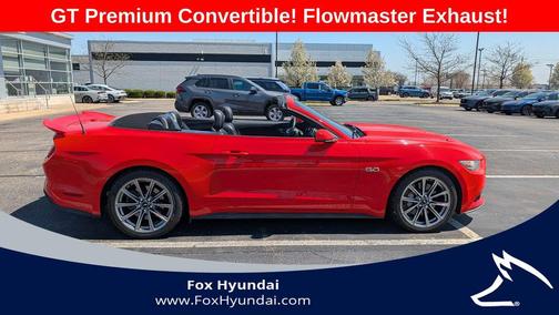 Competition Orange 2015 Ford Mustang GT Premium