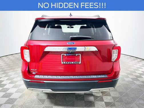Rapid Red Metallic Tinted Clearcoat 2023 Ford Explorer XLT