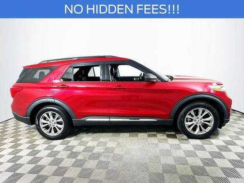 Rapid Red Metallic Tinted Clearcoat 2023 Ford Explorer XLT