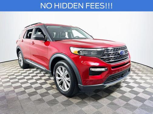 Rapid Red Metallic Tinted Clearcoat 2023 Ford Explorer XLT