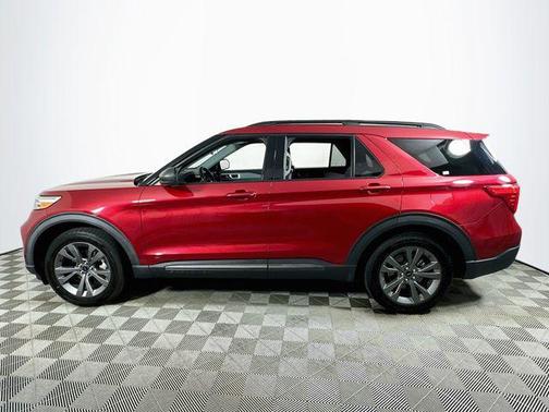 Rapid Red Metallic Tinted Clearcoat 2021 Ford Explorer XLT