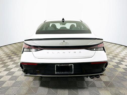 Atlas White 2025 Hyundai ELANTRA N Line