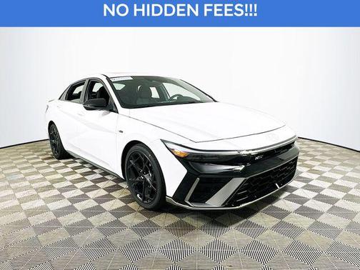 Atlas White 2025 Hyundai ELANTRA N Line