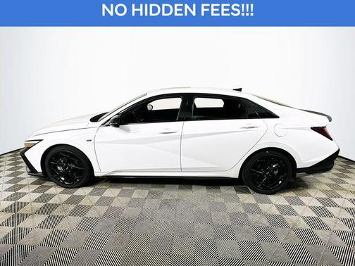 Atlas White 2025 Hyundai ELANTRA N Line