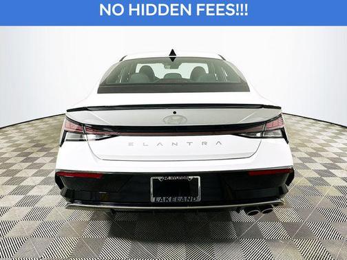 Atlas White 2025 Hyundai ELANTRA N Line