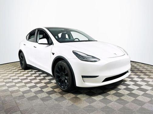 Pearl White 2020 Tesla Model Y Long Range Dual Motor All-Wheel Drive