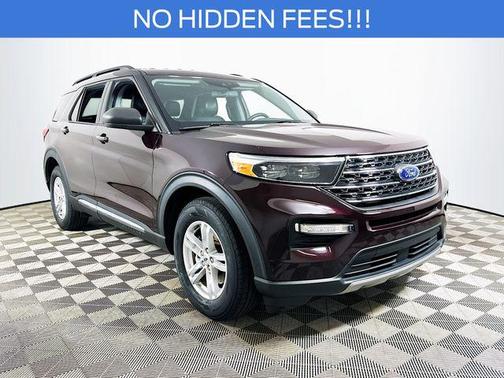 Red 2023 Ford Explorer XLT