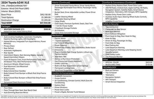 2024 Toyota bZ4X XLE