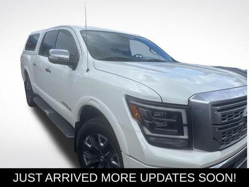 Pearl White 2021 Nissan Titan Platinum Reserve