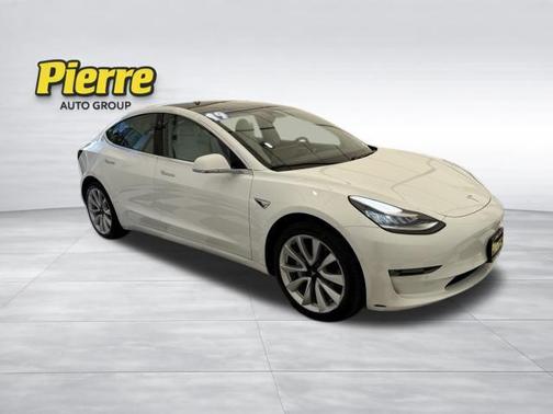 Pearl White Multi-Coat 2019 Tesla Model 3 Long Range