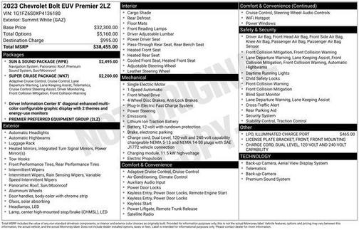 Summit White 2023 Chevrolet Bolt EUV FWD Premier