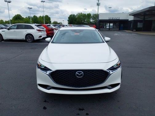 Snowflake White Pearl 2026 Mazda Mazda3 FWD w/Preferred Package