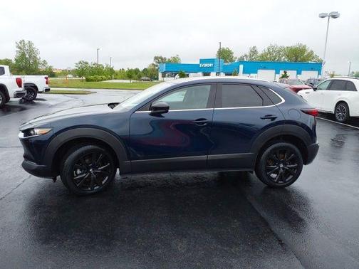 Deep Crystal Blue Mica 2023 Mazda CX-30 2.5 Turbo Premium Package