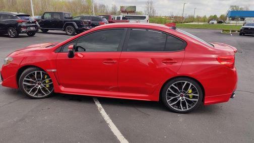 Pure Red 2020 Subaru WRX STI Limited w/Lip