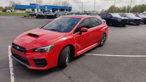 Pure Red 2020 Subaru WRX STI Limited w/Lip
