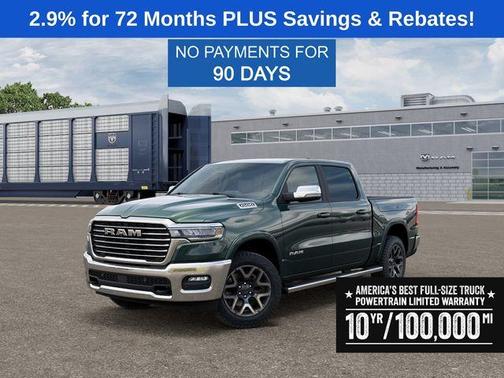 Green 2026 RAM 1500 Laramie
