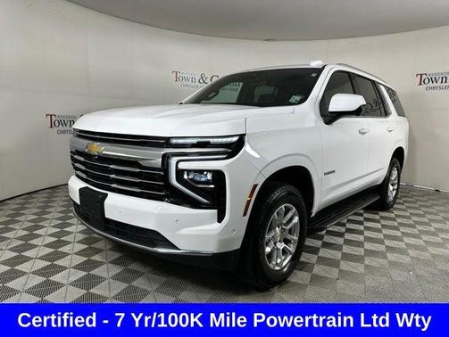 Summit White 2025 Chevrolet Tahoe LT