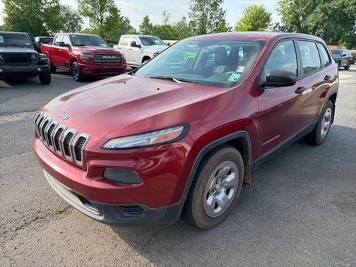 Deep Cherry Red Crystal Pearlcoat 2014 Jeep Cherokee Sport