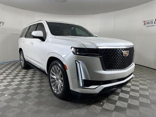Crystal White 2023 Cadillac Escalade Premium Luxury