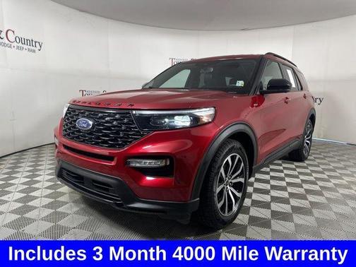 Rapid Red Metallic Tinted Clearcoat 2022 Ford Explorer ST-Line
