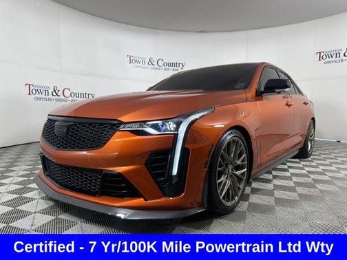 Blaze Orange Metallic 2023 Cadillac CT4-V Blackwing