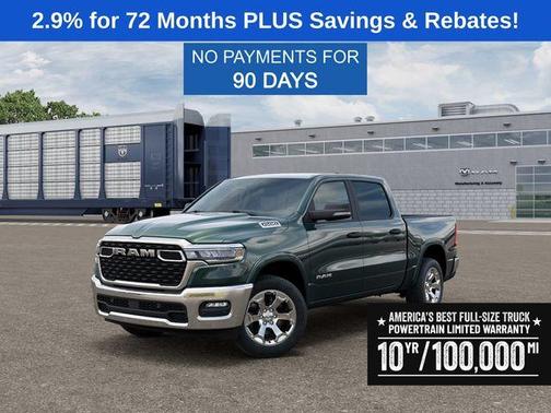 Green Metallic 2026 RAM 1500 Big Horn/Lone Star