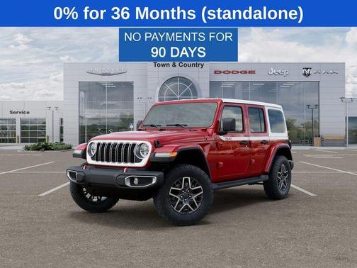 Firecracker Red Clearcoat 2026 Jeep Wrangler Sahara