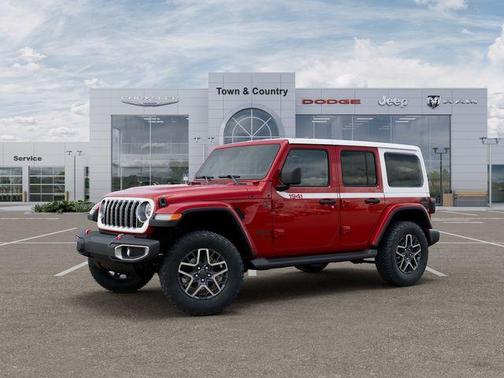 Firecracker Red Clearcoat 2026 Jeep Wrangler Sahara