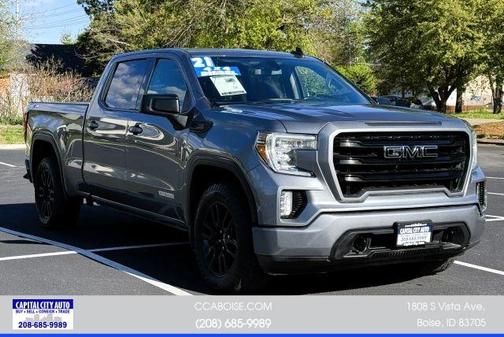 Steel Metallic 2021 GMC Sierra 1500 Elevation