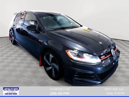 Dark Iron Blue Metallic 2019 Volkswagen Golf GTI 2.0T Autobahn