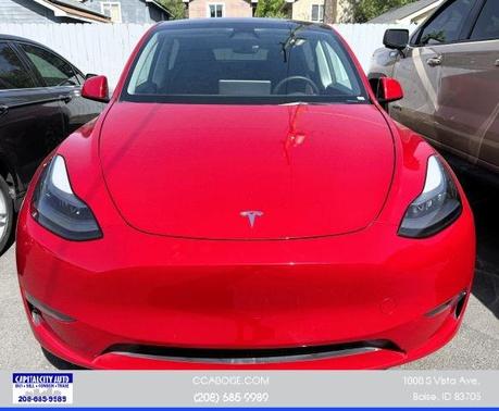 Red Multi 2023 Tesla Model Y Long Range
