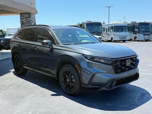 Gray 2023 Honda CR-V Hybrid Sport AWD