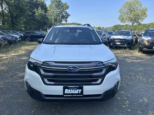 Crystal White Pearl 2025 Subaru Forester Hybrid Premium Hybrid