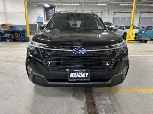 Crystal Black Silica 2025 Subaru Forester Touring Hybrid