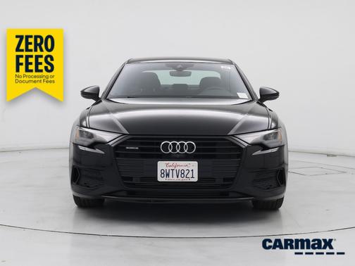 Black 2021 Audi A6 Premium