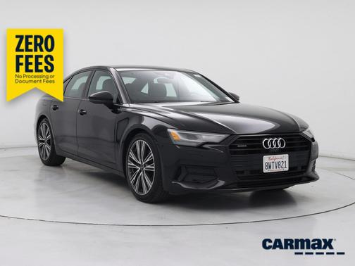 Black 2021 Audi A6 Premium