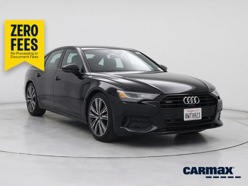 Black 2021 Audi A6 Premium