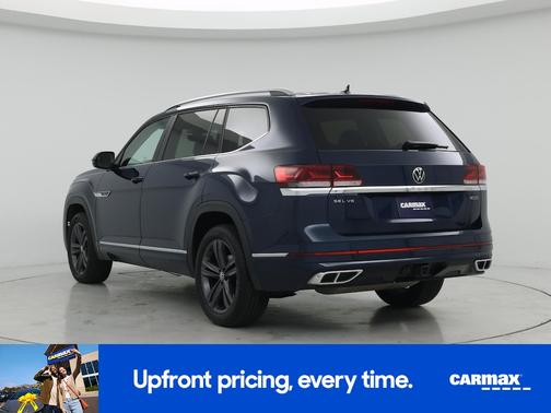 Blue 2022 Volkswagen Atlas SEL R-Line