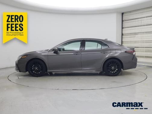 Gray 2023 Toyota Camry Hybrid XSE