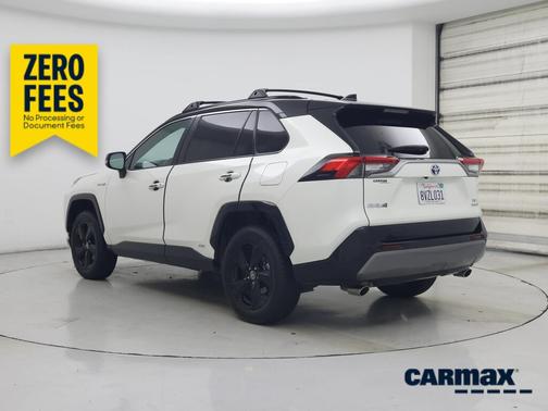 White 2021 Toyota RAV4 Hybrid XSE