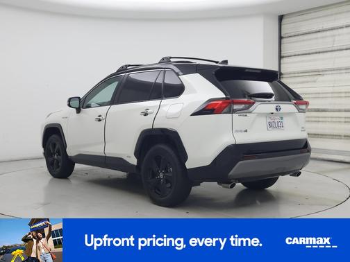 White 2021 Toyota RAV4 Hybrid XSE