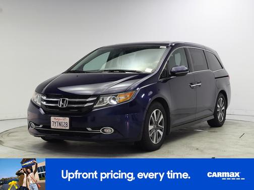 Blue 2017 Honda Odyssey Touring Elite