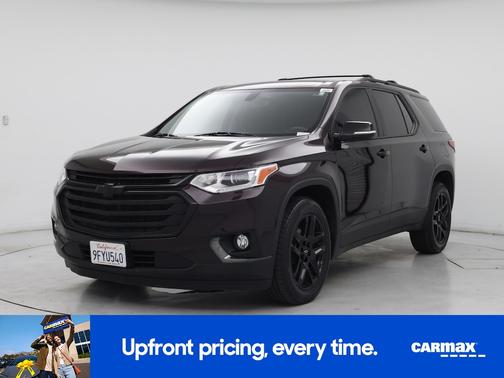Burgundy 2020 Chevrolet Traverse LT Leather