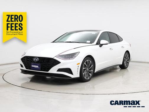 White 2022 Hyundai SONATA Limited