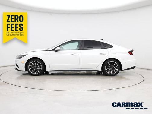 White 2022 Hyundai SONATA Limited