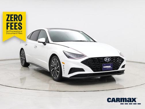 White 2022 Hyundai SONATA Limited