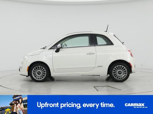 Tan 2015 FIAT 500 Lounge