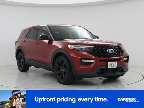 Red 2022 Ford Explorer ST